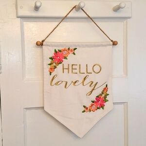 "Hello Lovely" Wall Art